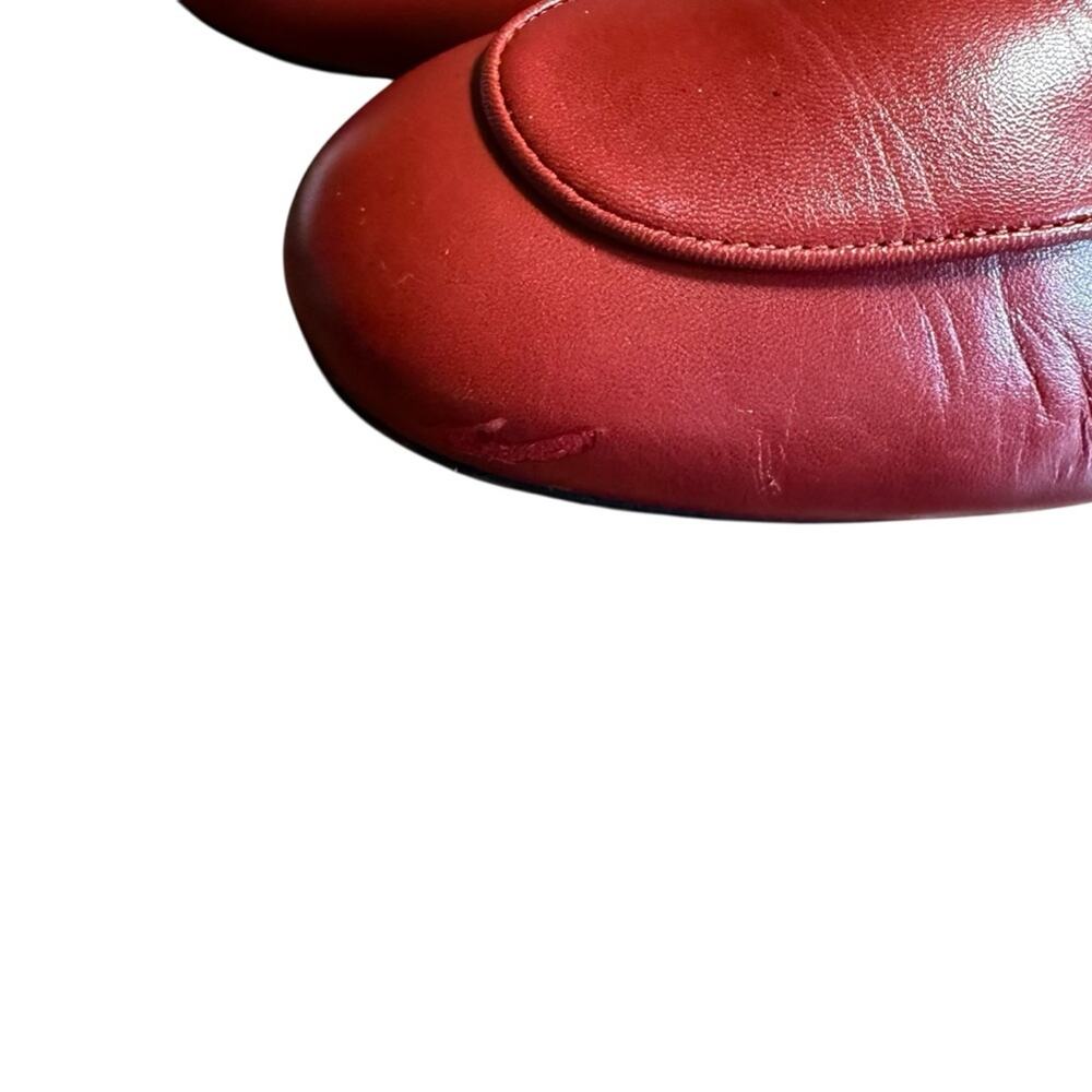 Gucci Princetown Red Leather Horsebit Slip On Iconic Mules Loafers EU 37 US 7 - Picture 12 of 14